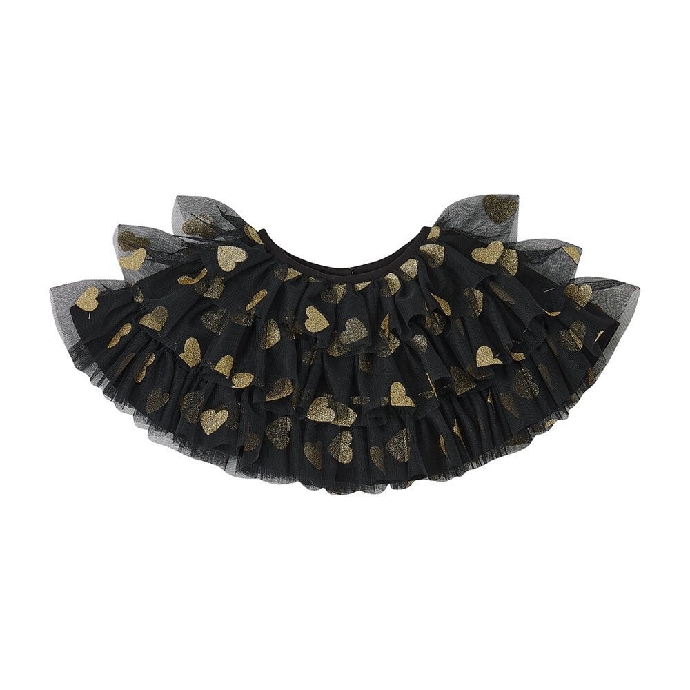 GLITTER HEART CAPE