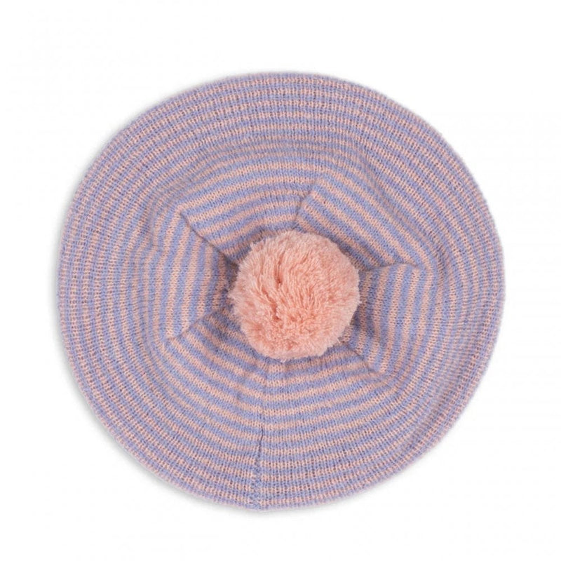 BERLE KNIT BERET - Purple / Pink Dolphin