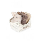 BUNNY LOVE - 3 MINI BUNNY SOFT TOYS