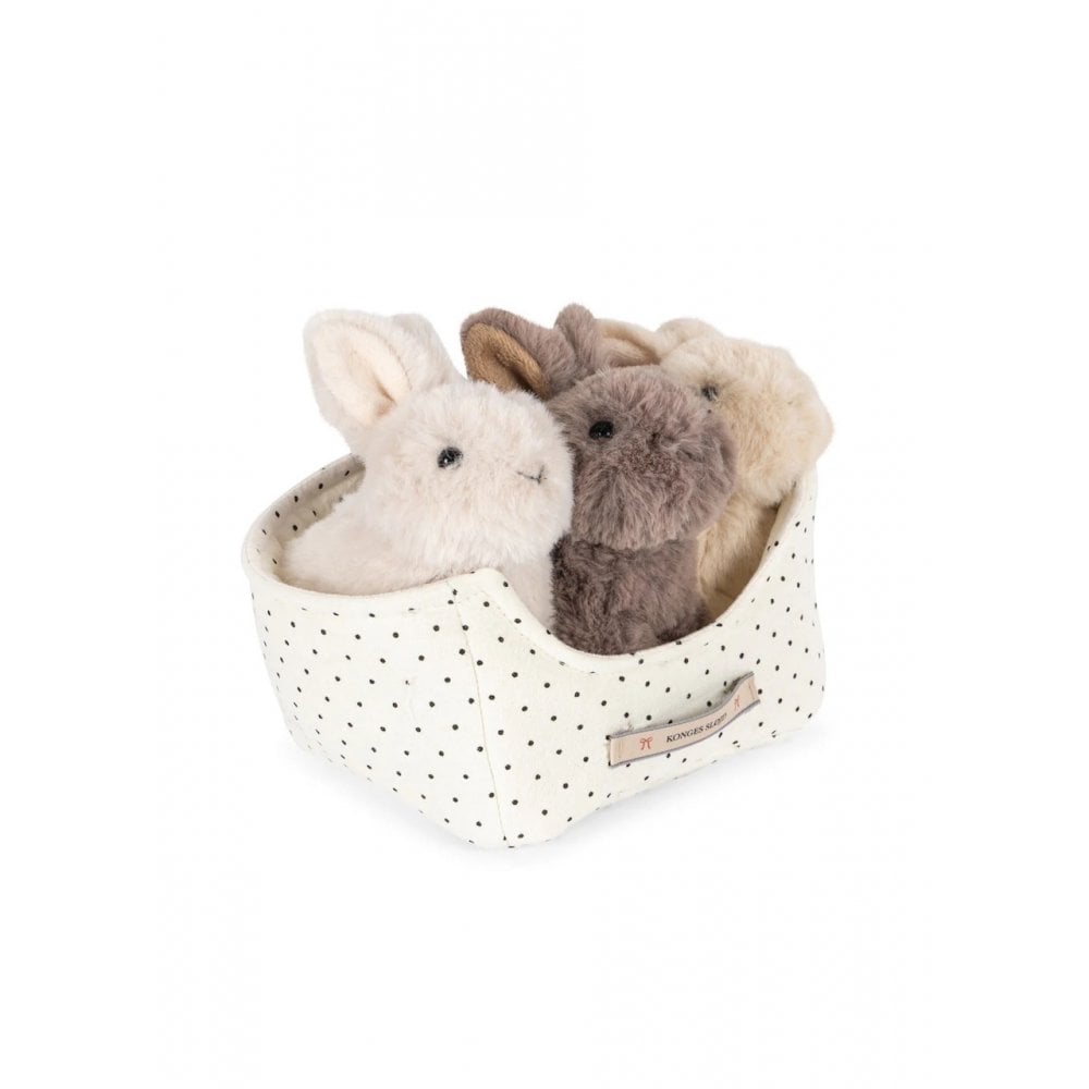 BUNNY LOVE - 3 MINI BUNNY SOFT TOYS