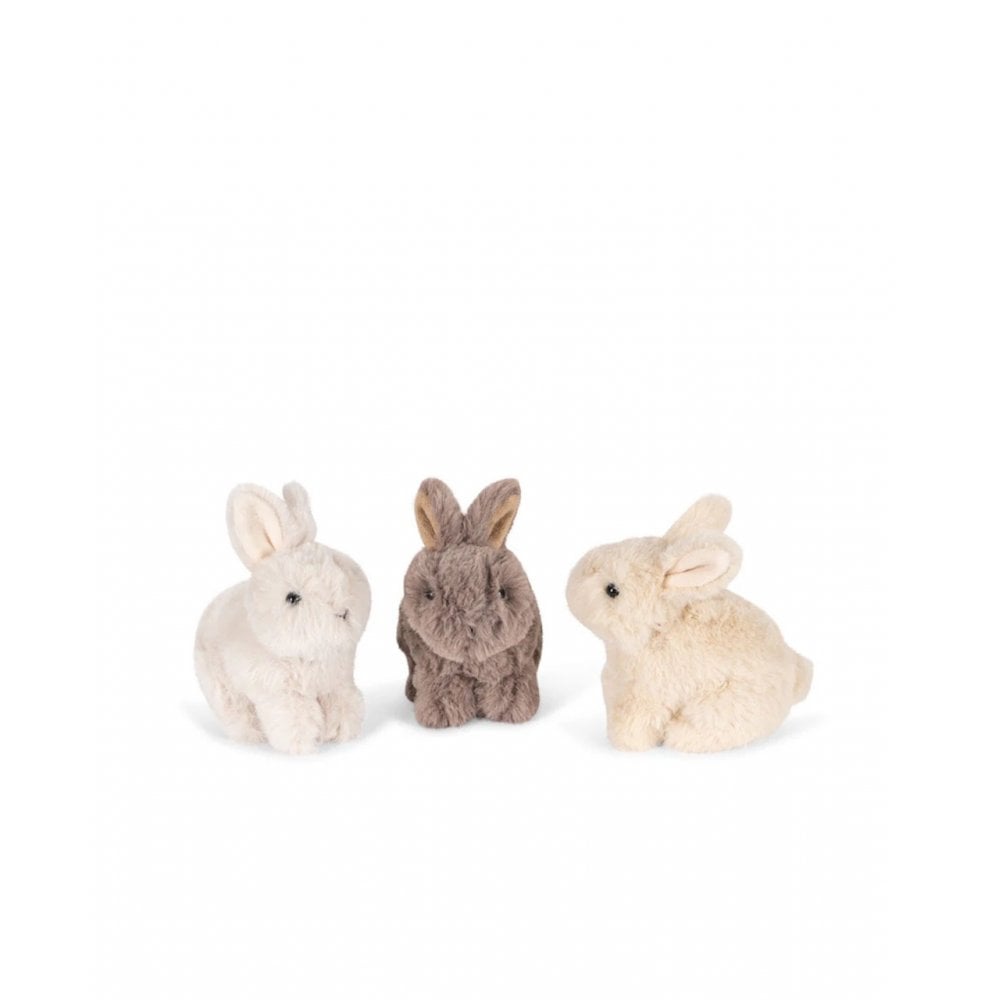 BUNNY LOVE - 3 MINI BUNNY SOFT TOYS
