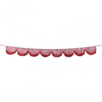 PINK TINSEL SCALLOP GARLAND