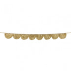 GOLD TINSEL SCALLOP GARLAND