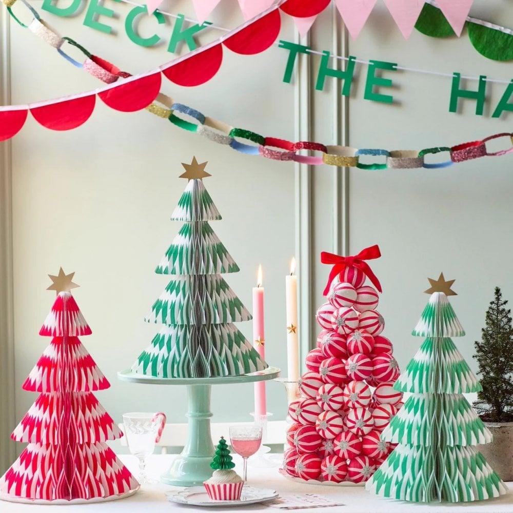 STRIPE PAPER HONEYCOMB TREES