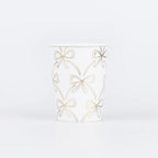 8 GOLD BOW CUPS
