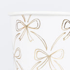 8 GOLD BOW CUPS