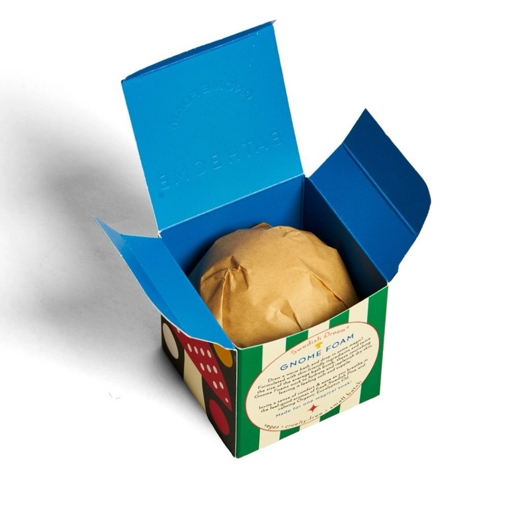 GNOME FOAM BATH BOMB - SWEDISH TEA + CARDAMON