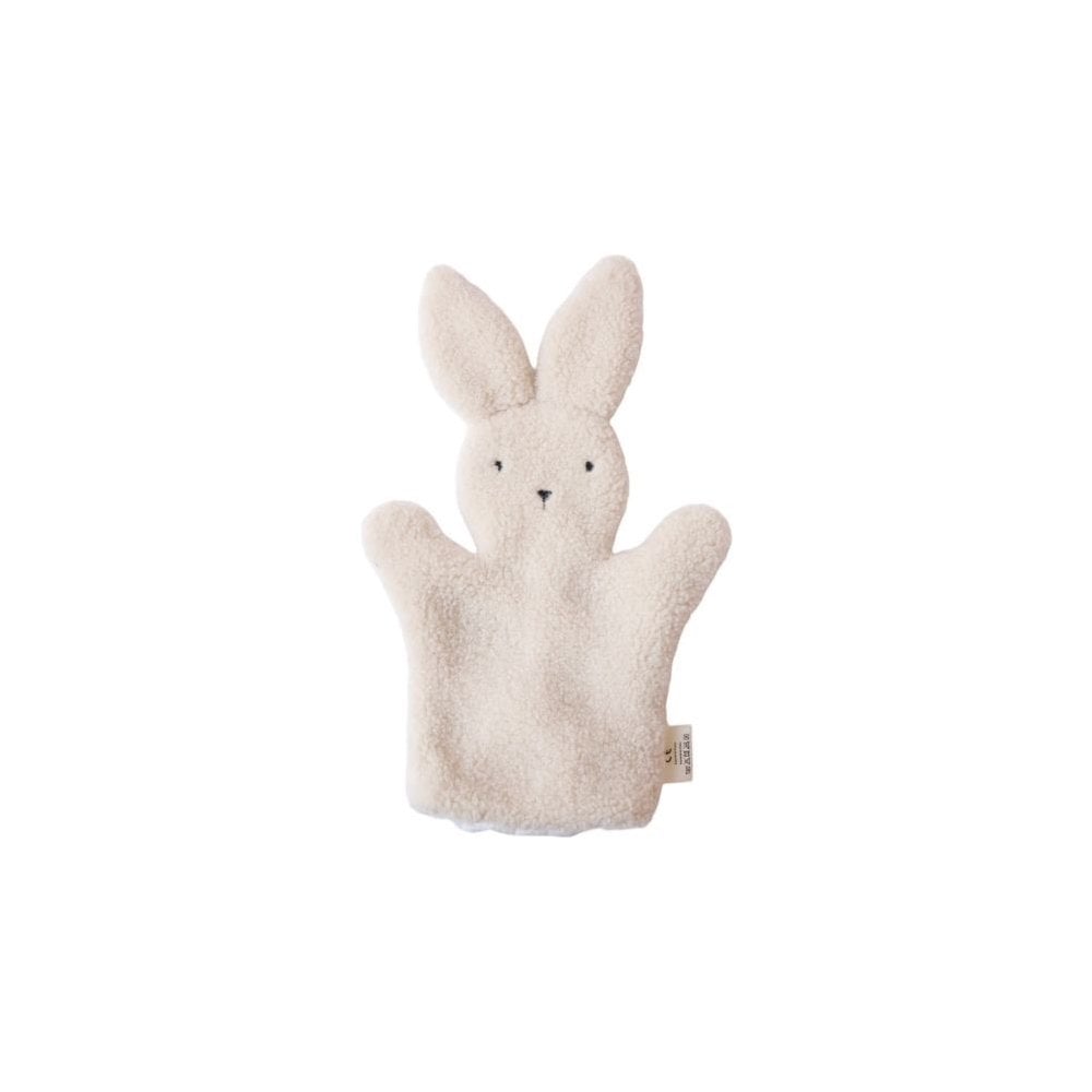 HAND PUPPET - BUNNY RABBIT CHICHI POMPOM