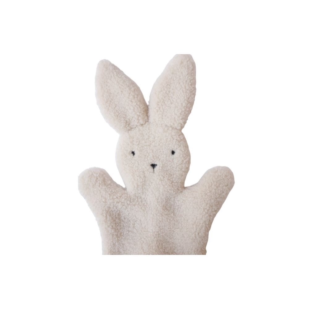 HAND PUPPET - BUNNY RABBIT CHICHI POMPOM