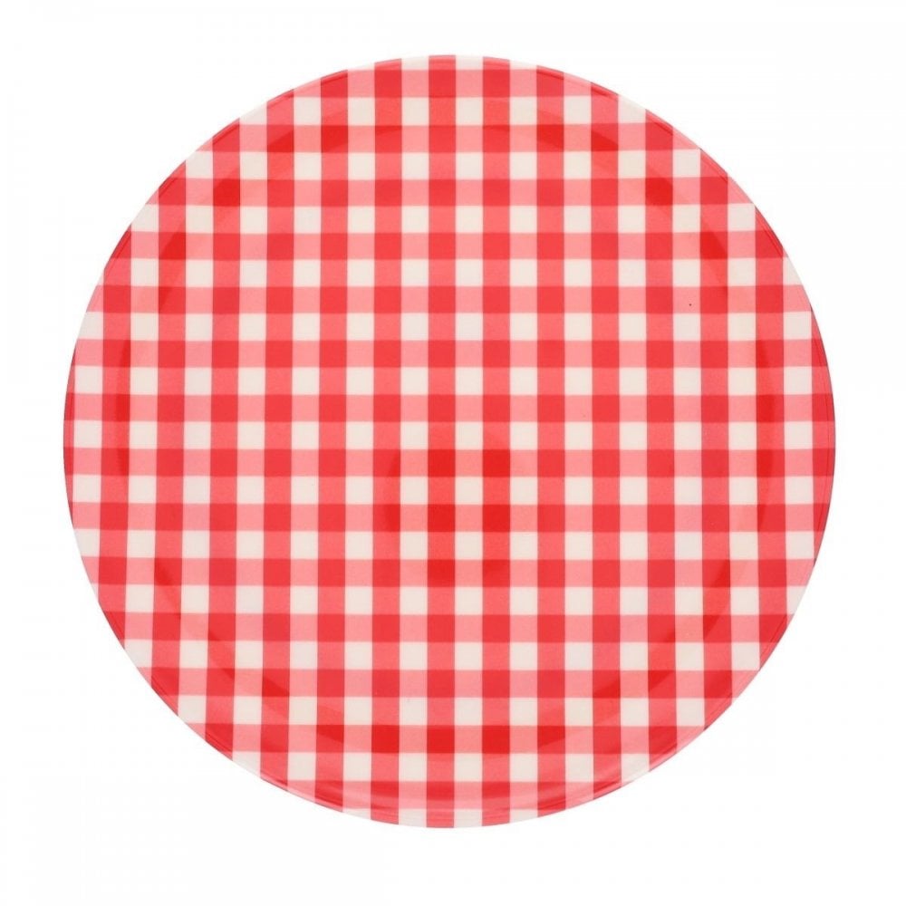 MELAMINE PLATE GINGHAM