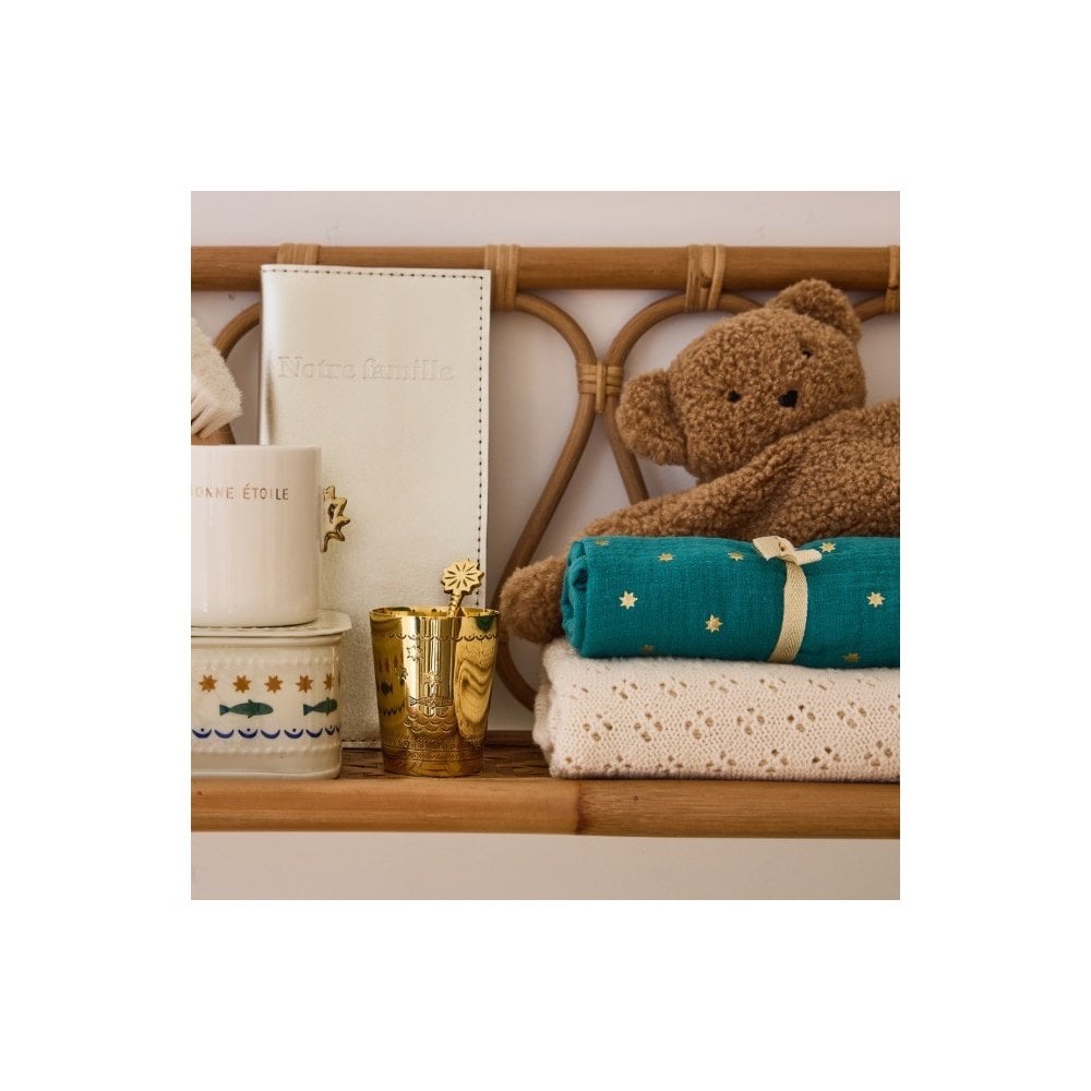 COMFORTER - BROWN TEDDY BEAR