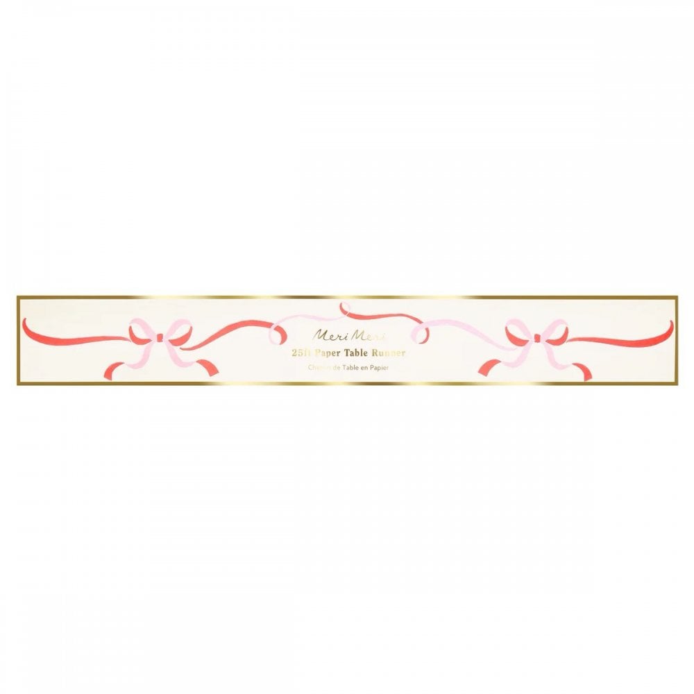 RIBBON BOW TABLE RUNNER