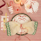 8 RIBBON BOW PLATES