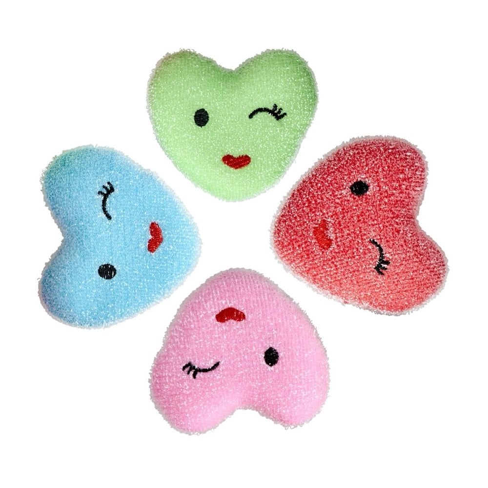 HEART SHAPED KITCHEN SPONGES