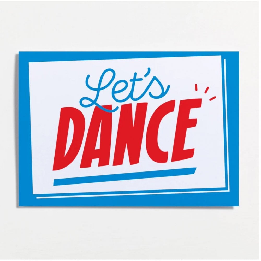 LET'S DANCE CARD