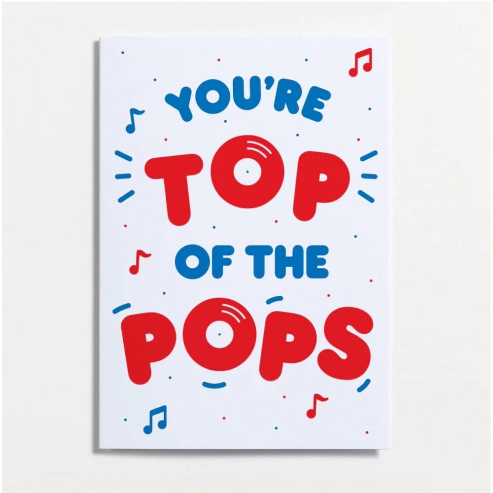 TOP OF THE POPS CARD