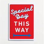SPECIAL DAY THIS WAY CARD