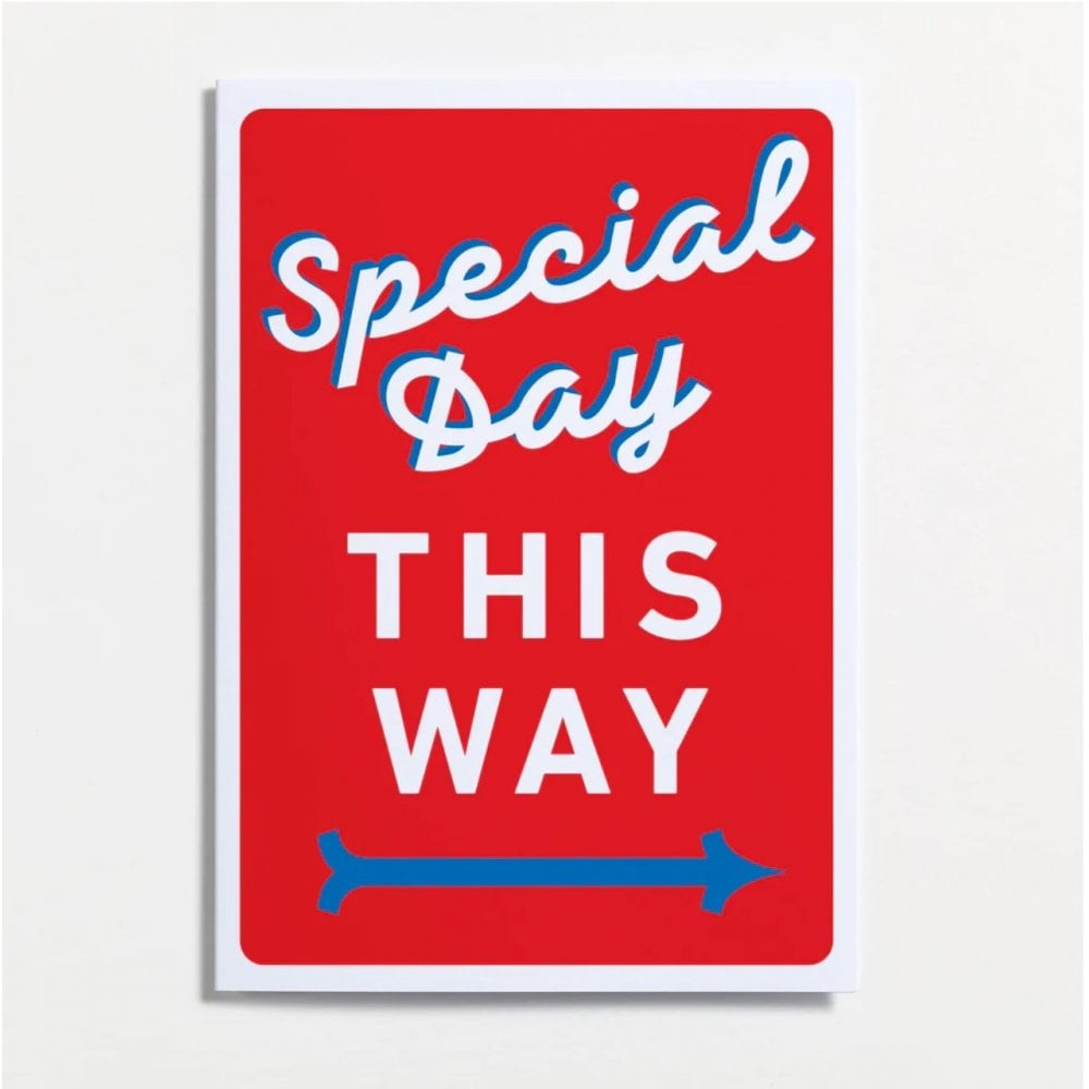 SPECIAL DAY THIS WAY CARD