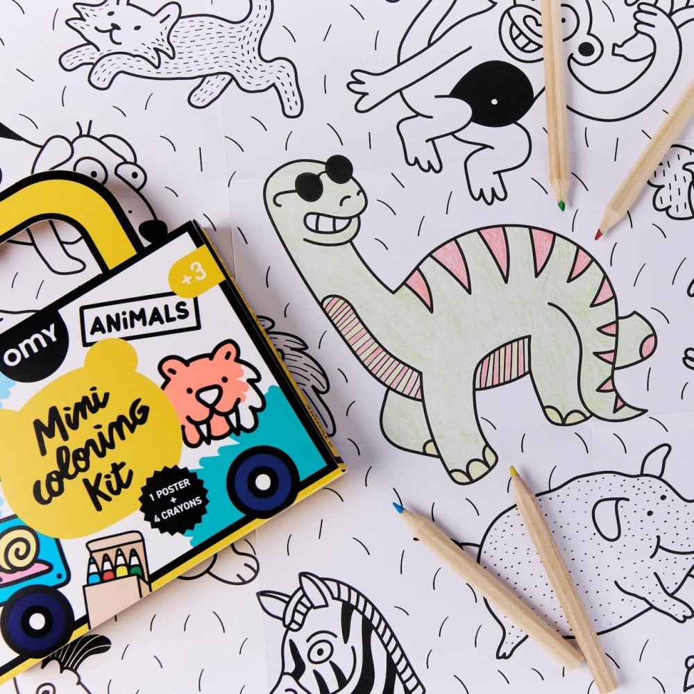 POCKET COLOURING - ANIMALS (3-7 YEARS)