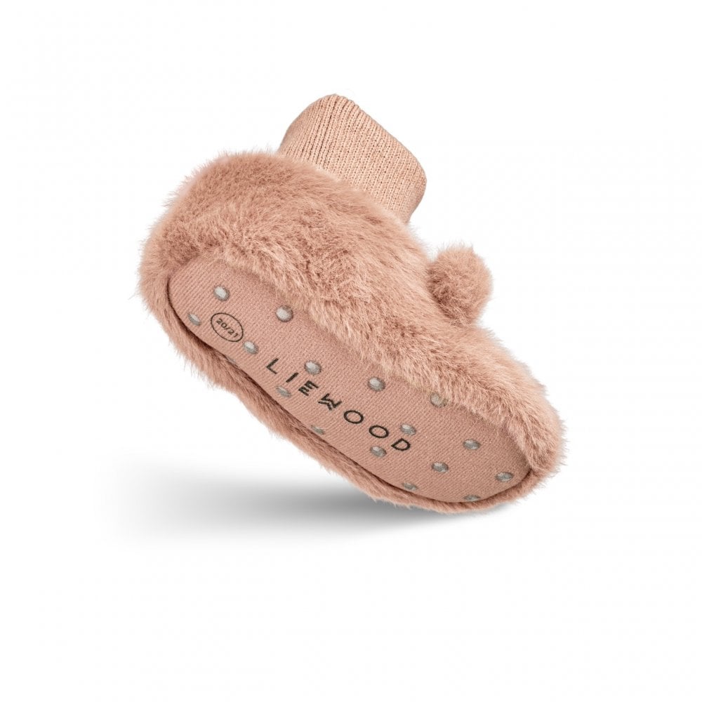 BETH BEAR BLUSH SLIPPERS - PALE TUSCANY