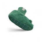 BETH CROCODILE SLIPPERS - GARDEN GREEN