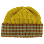 RIBBED LAMBSWOOL HAT - STRIPE 2-4 YEARS