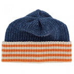 RIBBED LAMBSWOOL HAT - STRIPE 2-4 YEARS