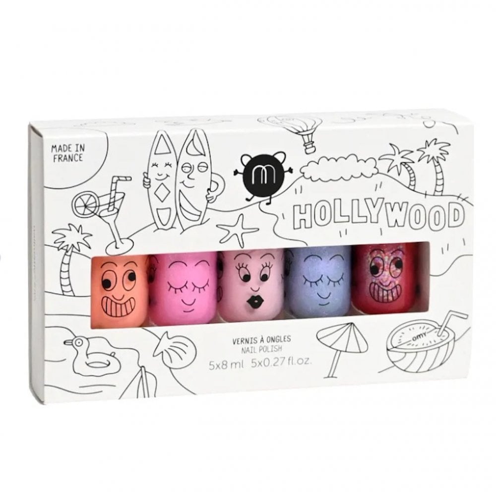 5 PACK NAIL POLISH - HOLLYWOOD