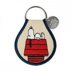 SNOOPY DOGHOUSE PATCH KEYRING