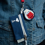 SNOOPY DOGHOUSE PATCH KEYRING