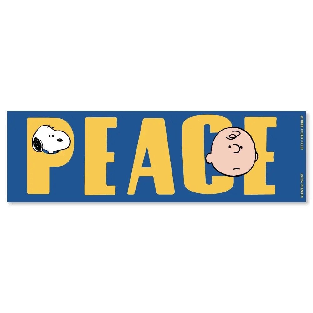 BUMPER MAGNET SNOOPY PEACE