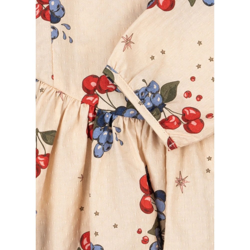 AVI LONG SLEEVE BOW DRESS - CREMONA