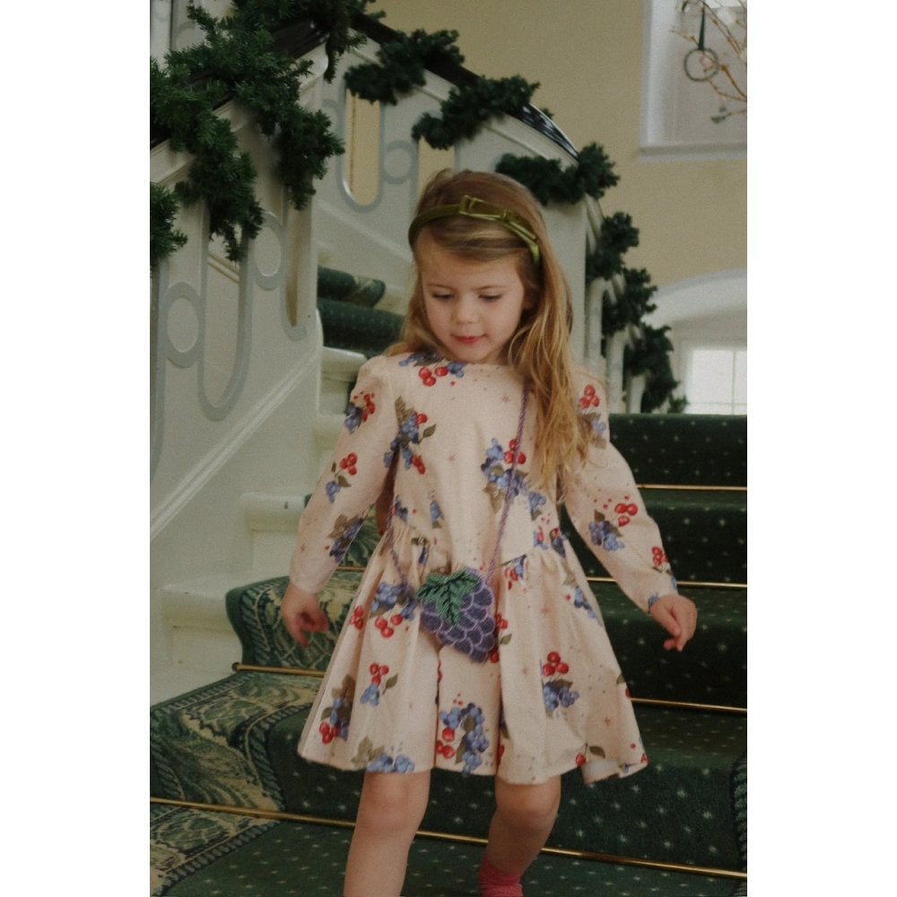 AVI LONG SLEEVE BOW DRESS - CREMONA