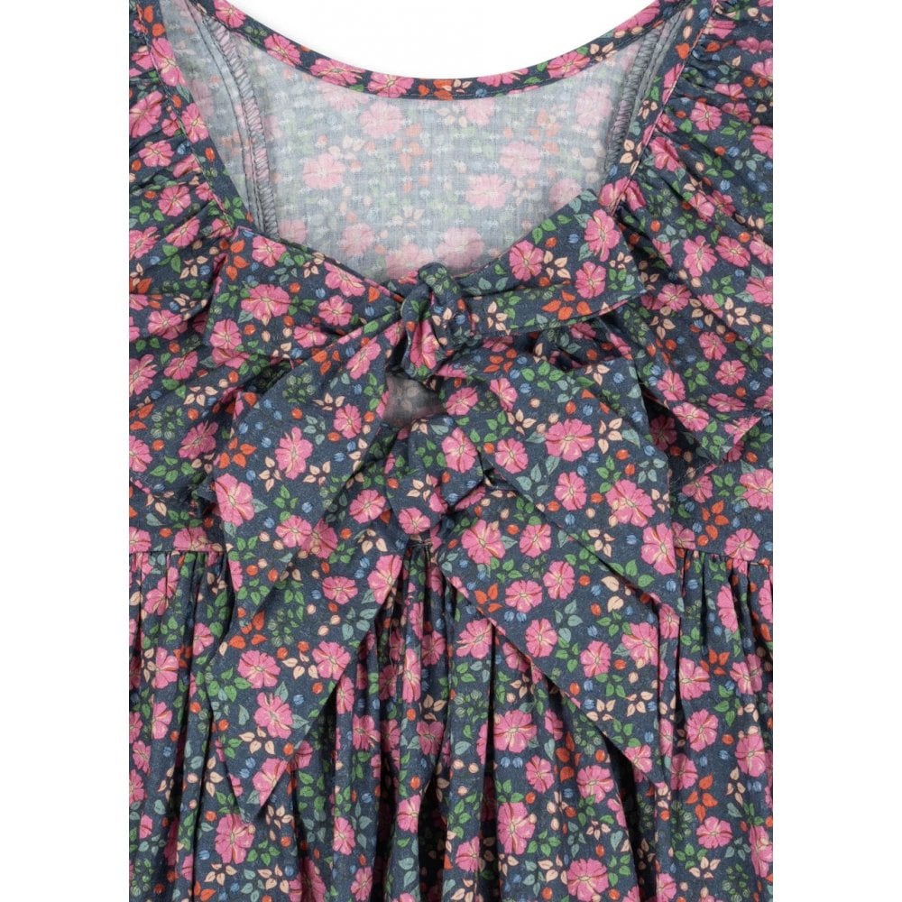 CIANNA LONG SLEEVE BOW DRESS - KYOTO