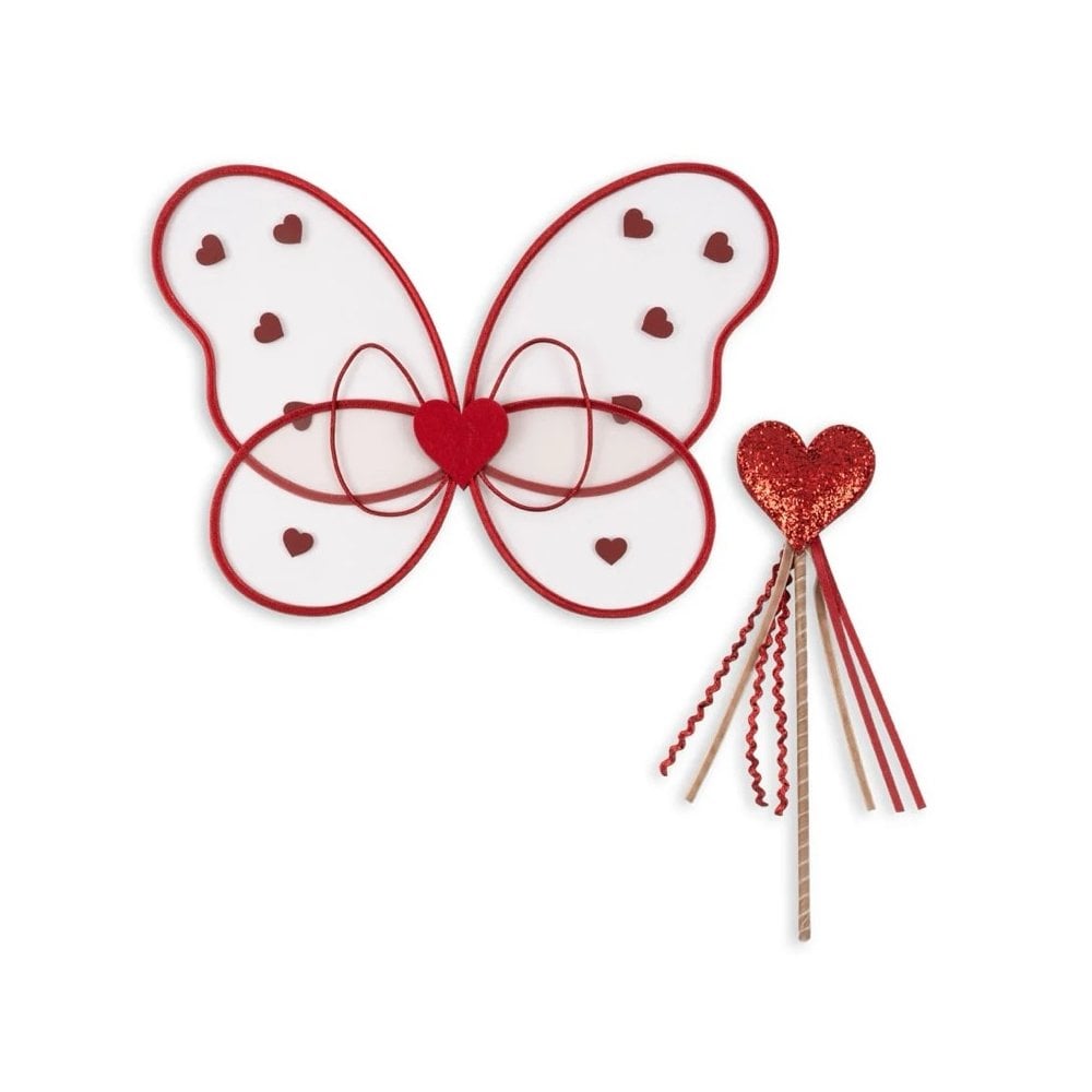 FAIRY WINGS + WAND SET - HEART