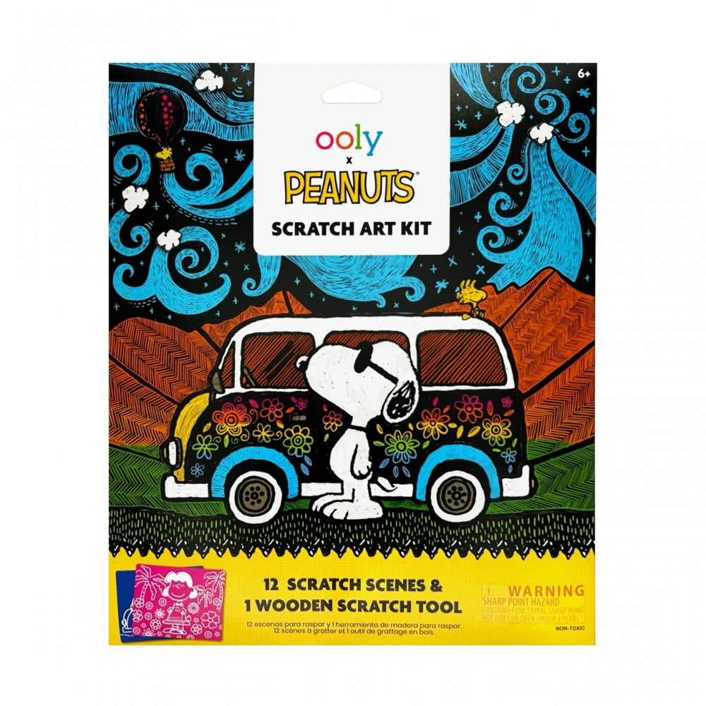 OOLY x PEANUTS SCRATCH ART KIT (6 YEARS+)
