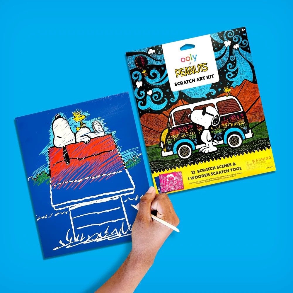 OOLY x PEANUTS SCRATCH ART KIT (6 YEARS+)