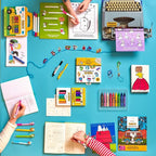 OOLY x PEANUTS SNOOPY SCHOOL COLOURING TRAVEL KIT (3 YEARS+)