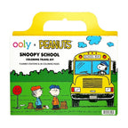 OOLY x PEANUTS SNOOPY SCHOOL COLOURING TRAVEL KIT (3 YEARS+)