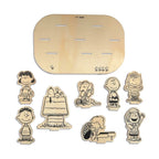 OOLY x PEANUTS COLOUR-IN WOODEN SCENE KIT (6 YEARS+)