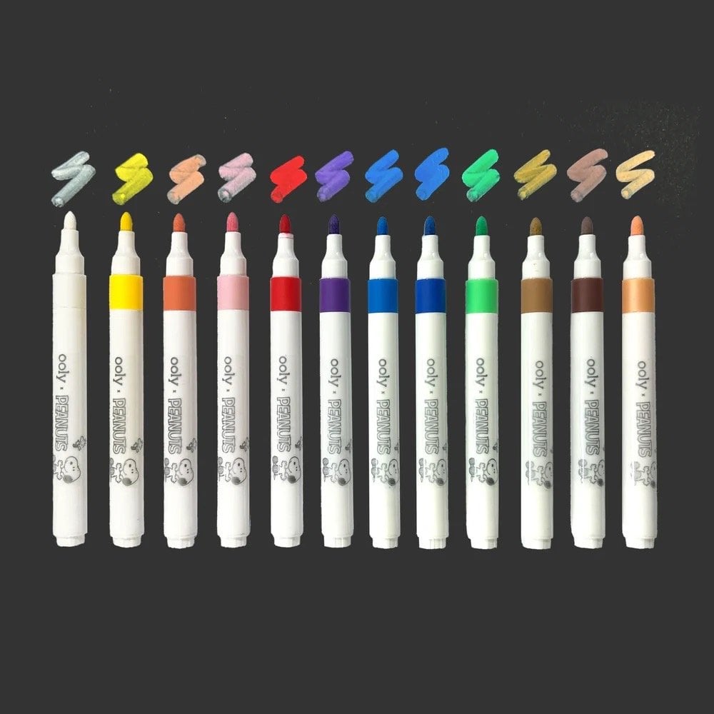 OOLY x PEANUTS COLOUR-IN WOODEN SCENE KIT (6 YEARS+)