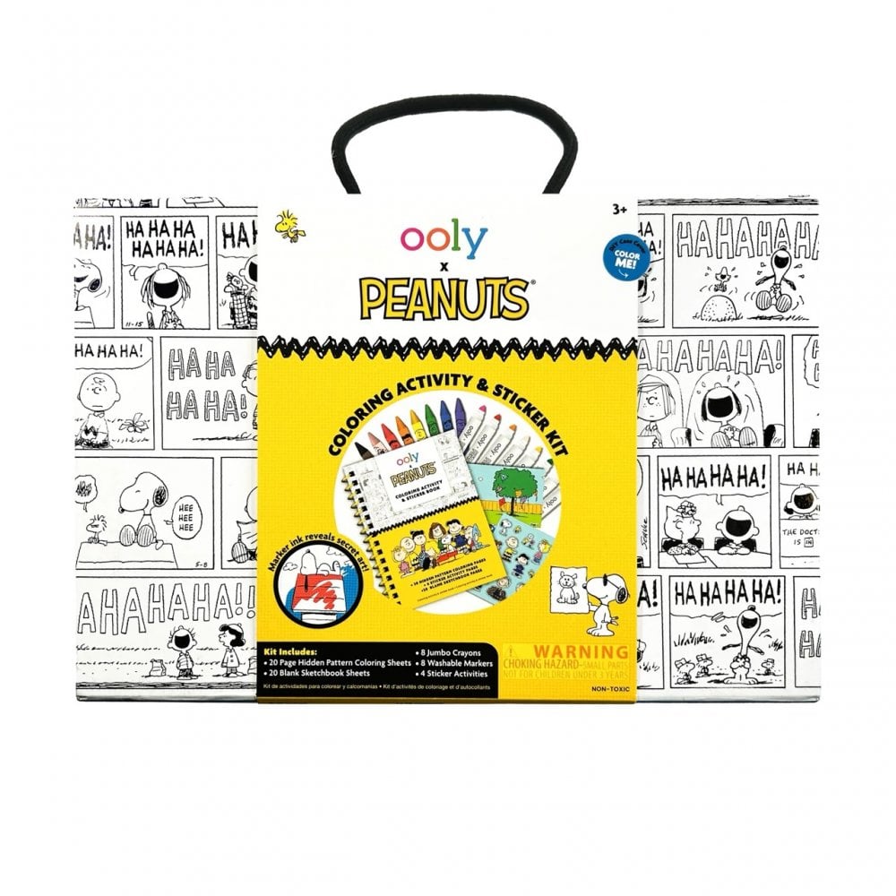 OOLY x PEANUTS ART SUPPLIES - COLOUR YOUR OWN CASE (3 YEARS+)