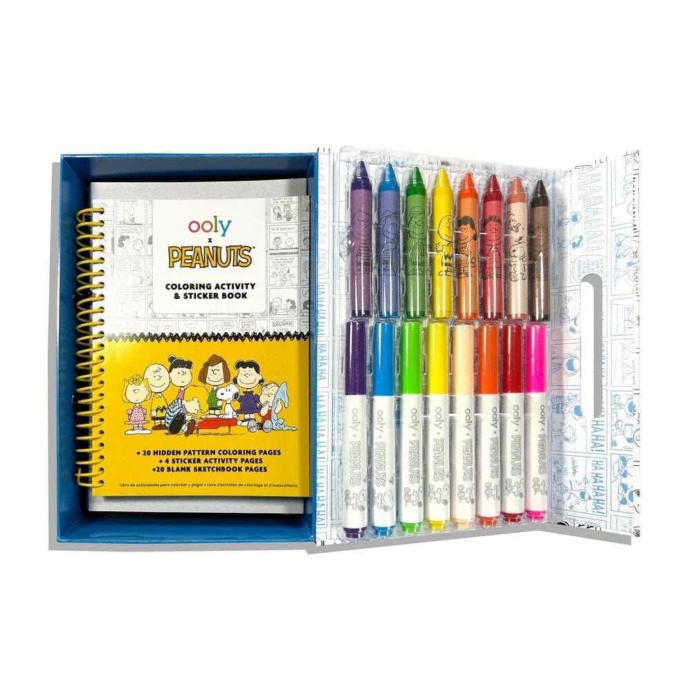 OOLY x PEANUTS ART SUPPLIES - COLOUR YOUR OWN CASE (3 YEARS+)