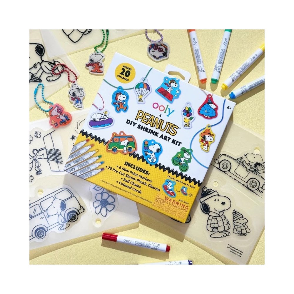 OOLY x PEANUTS DIY SHRINK ART KIT (6 YEARS+)