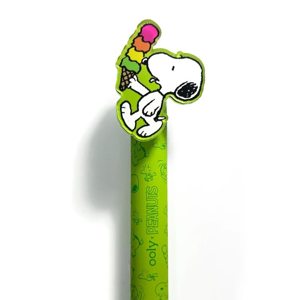 OOLY x PEANUTS - 4 BLACK INK RETRACTABLE GEL PENS (6 YEARS+)