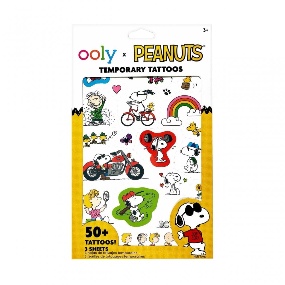 OOLY + PEANUTS TEMPORARY TATTOOS (3 YEARS+)