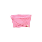 KNITTED SNOOD NECK WARMER - PINK