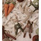 TEDDY KNIT SOFT TOY - SIENNA PLAID SHIRT