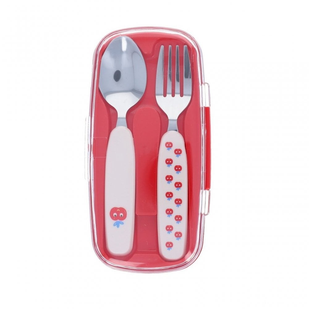 CUTLERY SET - RED APPLES
