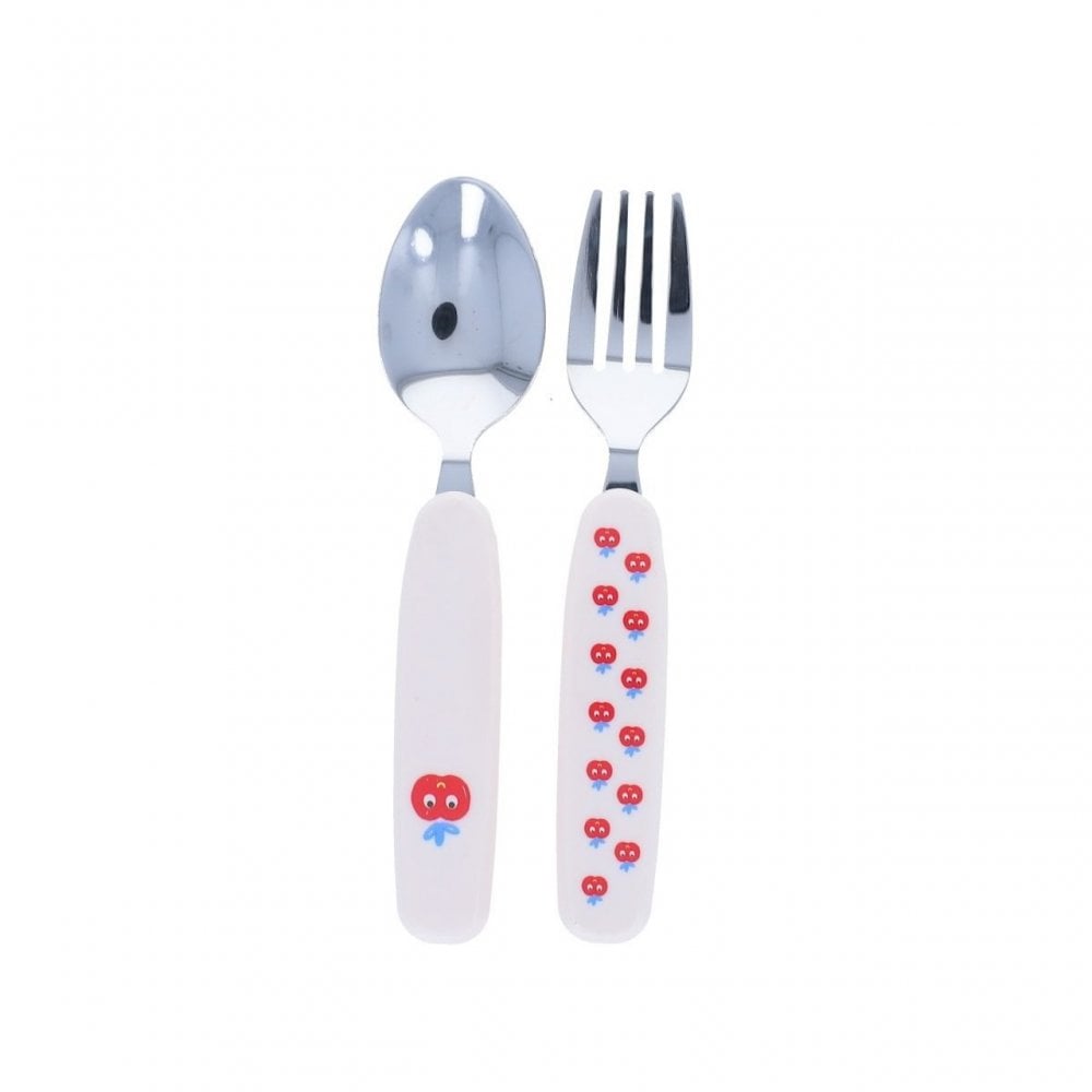 CUTLERY SET - RED APPLES